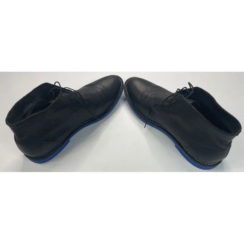 Cole Haan Paul Eva Chukka II Men s Black Tumbled‎ Blue Bottoms Size 13M